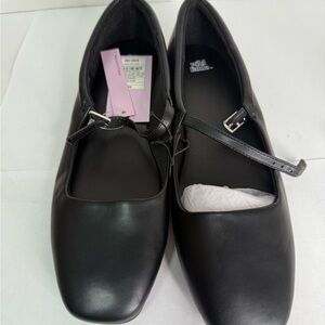 Wild Fable Elsa Black Women's Strap Flats. Memory foam. Mary Jane’s size 10